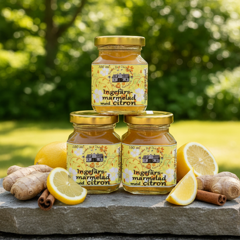 Gotländsk  Ingefära, Citron & Kanel Marmelad