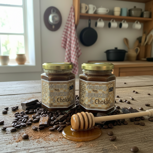 Cappuccinohonung med choklad