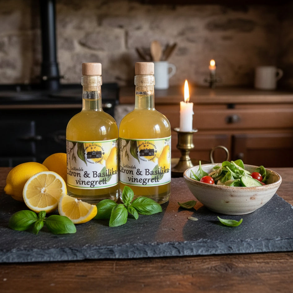 Gotländsk Citron & Basilika Vinegrett