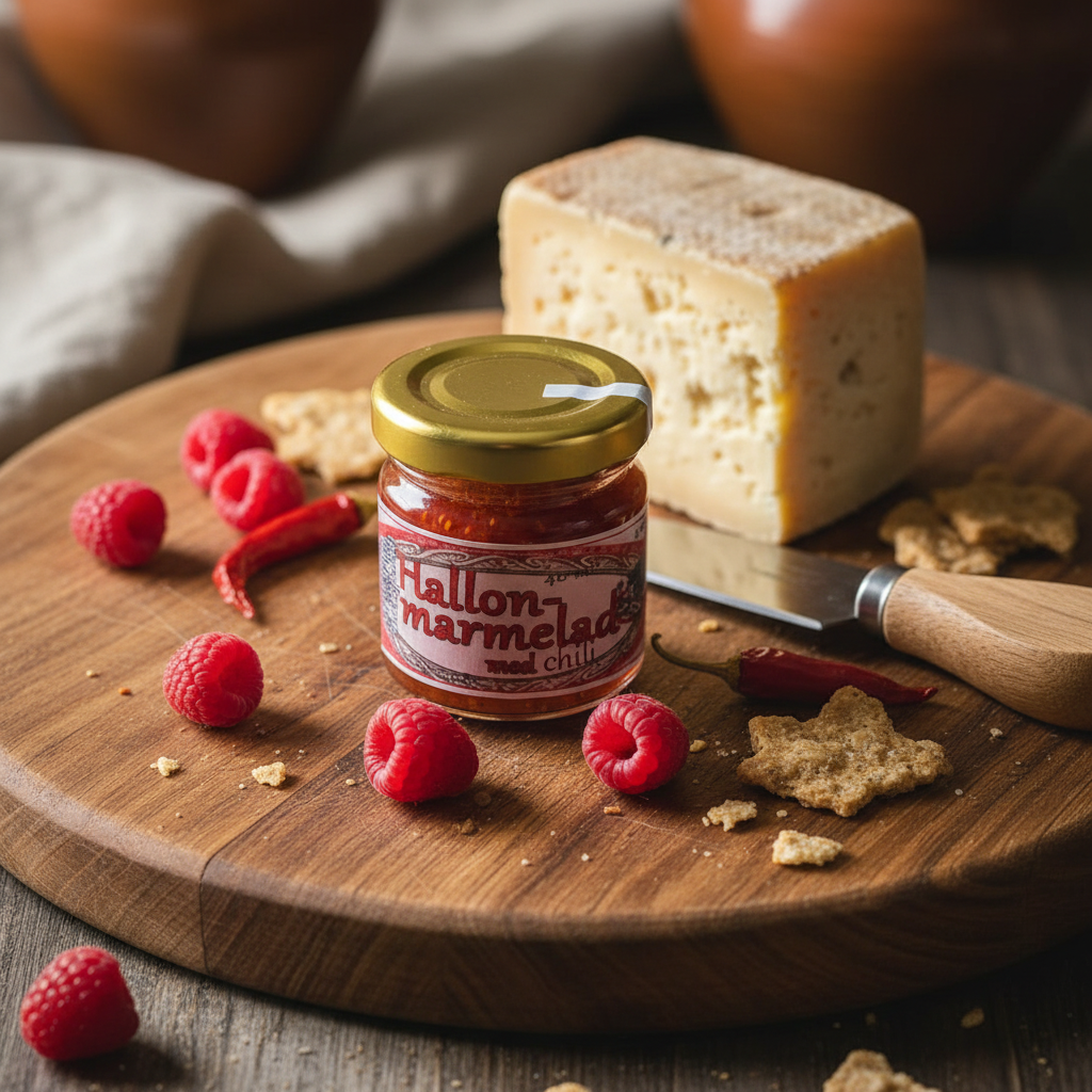 Gotländsk Hallon & Chili Marmelad