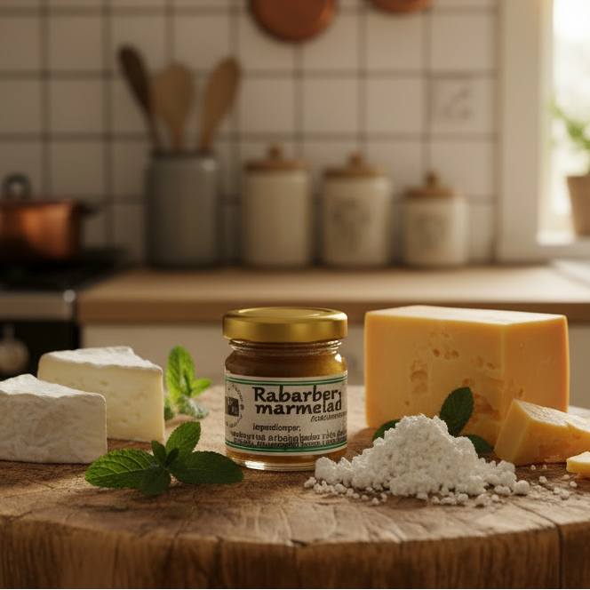 Gotländsk Rabarber & Kardemumma Marmelad