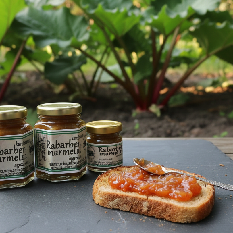 Gotländsk Rabarber & Kardemumma Marmelad