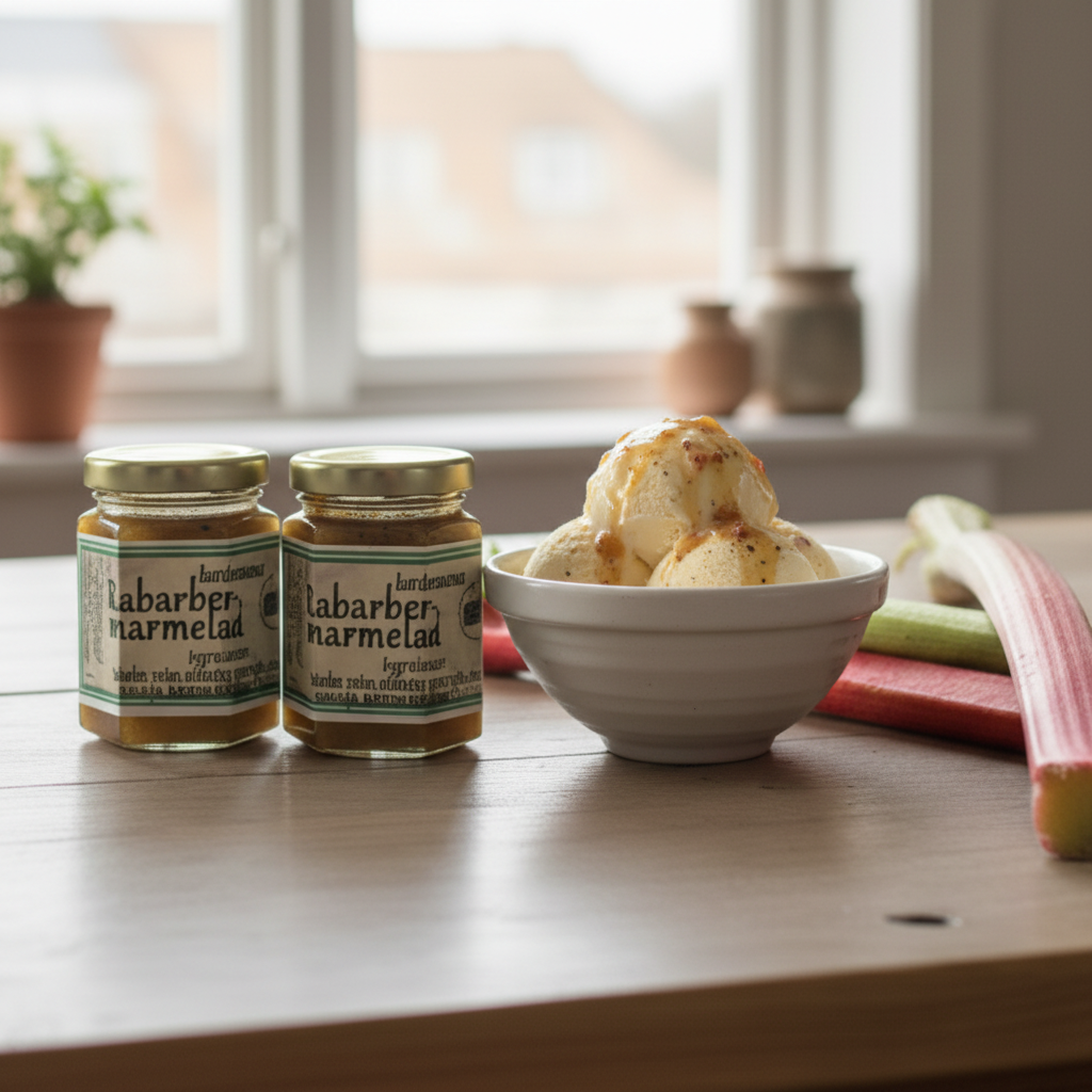 Gotländsk Rabarber & Kardemumma Marmelad