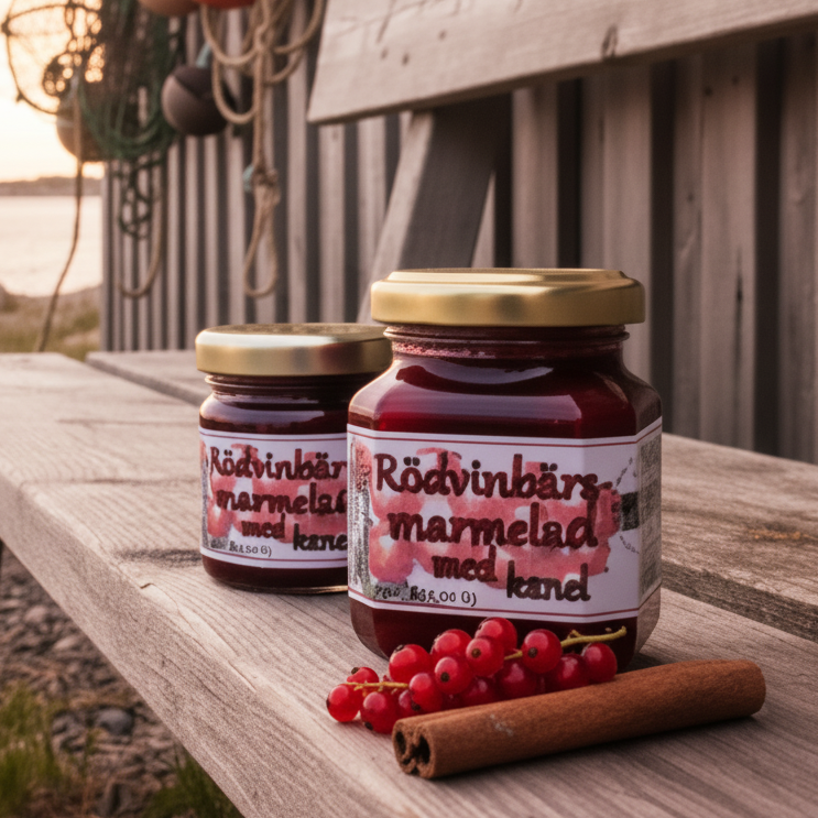 Gotländsk  Röda vinbär & Kanel Marmelad